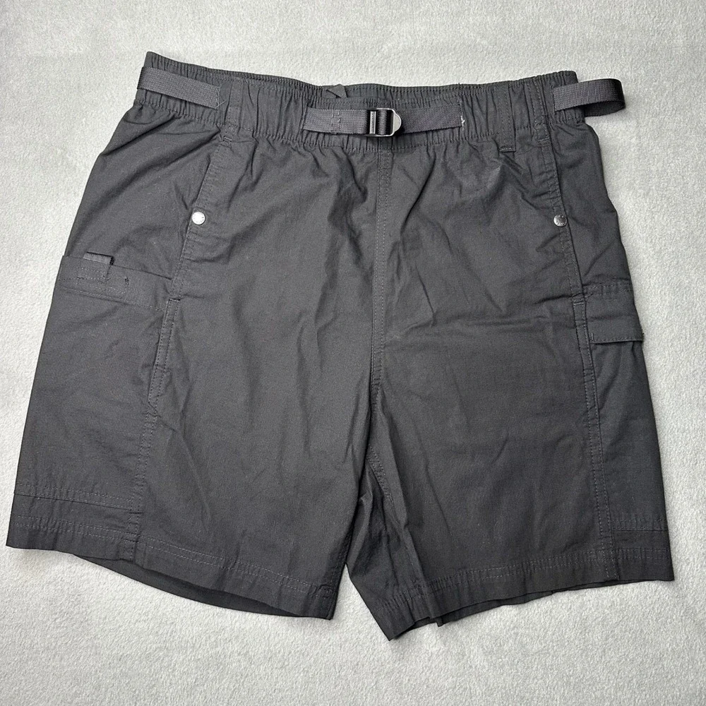 The‎ North Face Ripstop Cargo EZ Shorts Mens Small Black Belted Hiking NF0A7Q9S
